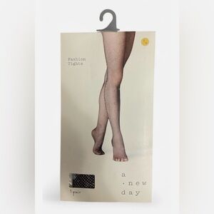 a new day Black Fishnet Tights - Women's Fashion Hosiery